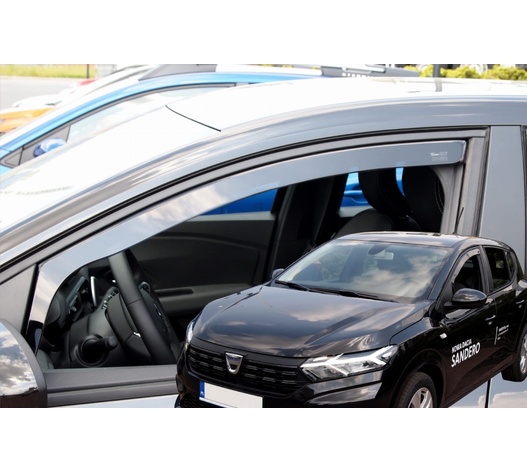 ΑΝΕΜΟΘΡΑΥΣΤΕΣ ΓΙΑ DACIA SANDERO /STEPWAY 5D 2020+ ΖΕΥΓΑΡΙ ΑΥΤΟΚΙΝΗΤΟΥ ΑΠΟ ΕΥΚΑΜΠΤΟ ΦΙΜΕ ΠΛΑΣΤΙΚΟ HEKO - 2 ΤΕΜ.