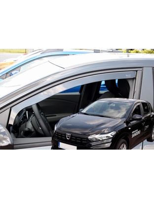 ΑΝΕΜΟΘΡΑΥΣΤΕΣ ΓΙΑ DACIA SANDERO /STEPWAY 5D 2020+ ΖΕΥΓΑΡΙ ΑΥΤΟΚΙΝΗΤΟΥ ΑΠΟ ΕΥΚΑΜΠΤΟ ΦΙΜΕ ΠΛΑΣΤΙΚΟ HEKO - 2 ΤΕΜ.