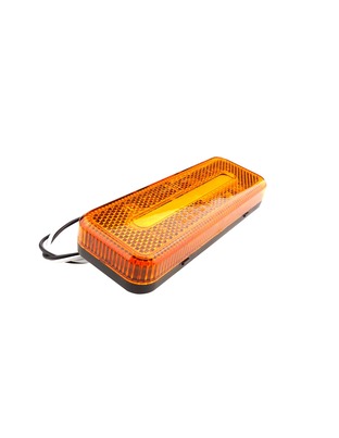 Amio - ΦΩΣ ΟΓΚΟΥ ΦΟΡΤΗΓΟΥ LED ΠΟΡΤΟΚΑΛΙ 10-30V 124x49x22mm ΑΔΙΑΒΡΟΧΟ OM-02-O 1ΤΕΜ. (02376/AM)