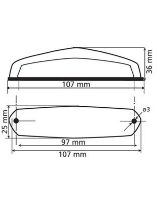 ΦΑΝΑΡΙ ΠΙΣΩ ΜΗΧΑΝΗΣ HIROX 12V 13LED 3 ΧΡΗΣΕΩΝ (ΦΩΣ ΘΕΣΕΩΣ/STOP/ΦΩΣ ΠΙΝΑΚΙΔΑΣ) ΚΟΚΚΙΝΟ  -1ΤΕΜ.