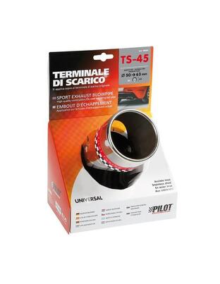 ΑΚΡΟ ΕΞΑΤΜΙΣΗΣ TS-45 50-63mm - ΛΟΞΟ 90 ΜΟΙΡΕΣ