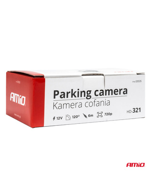 Amio - ΚΑΜΕΡΑ ΟΠΙΣΘΟΠΟΡΕΙΑΣ 12V 720pHD ΡΥΘΜΙΣΗ ΚΛΙΣΗΣ ΜΕ ΜΕΤΑΛΛΙΚΗ ΒΑΣΗ ΣΤΗΡΙΞΗΣ HD-321 - 1 TEM. (03535/AM)