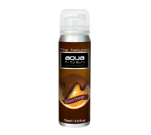 Aqua - ΑΡΩΜΑΤΙΚΟ ΑΥΤΟΚΙΝΗΤΟΥ ΣΕ ΣΠΡΕΙ (SPRAY) ΜΕ ΑΡΩΜΑ ΣΟΚΟΛΑΤΑ/ΠΟΡΤΟΚΑΛΙ FLAVORS SERIES 75ml AQUA - 1 TEM. (10-266/AQ)