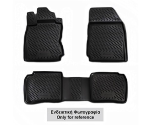 ΠΑΤΑΚΙΑ ΣΕ ΣΚΑΦΗ TPE ΛΑΣΤΙΧΟ ΓΙΑ KIA RIO 06/2017+  ΣΕ ΜΑΥΡΟ ΧΡΩΜΑ NOVLINE - 4 ΤΕΜ.