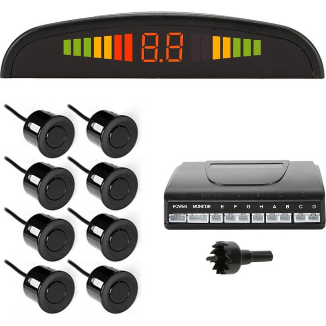 Parktronic με 4 αισθητήρες μαύρο χρώμα