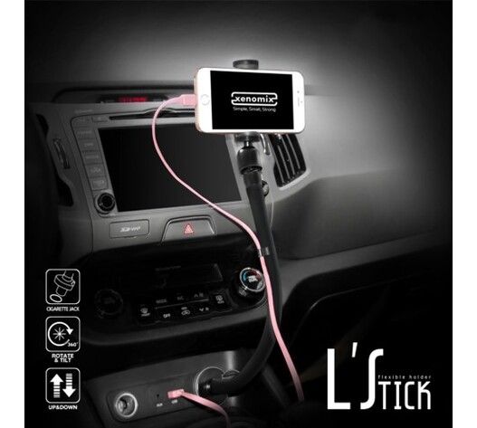 ΒΑΣΗ SMARTPHONE ΑΝΑΠΤΗΡΑ + ΠΡΟΣΚΕΦΑΛΛΟΥ ΜΑΥΡΗ XENOMIX LSTICK