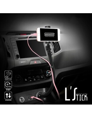ΒΑΣΗ SMARTPHONE ΑΝΑΠΤΗΡΑ + ΠΡΟΣΚΕΦΑΛΛΟΥ ΜΑΥΡΗ XENOMIX LSTICK