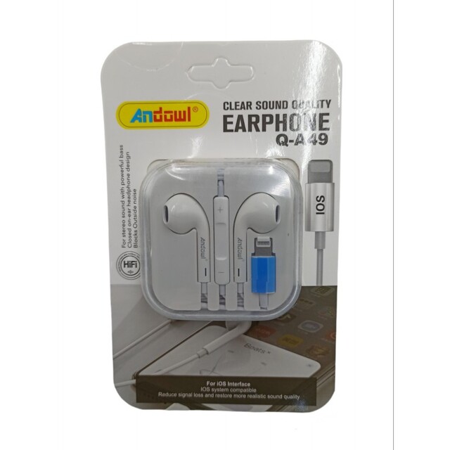 ΣΤΕΡΕΟΦΩΝΙΚΑ ΑΚΟΥΣΤΙΚΑ ΜΕ ΒΥΣΜΑ ΓΙΑ iPHONE ANDOWL Q-A49