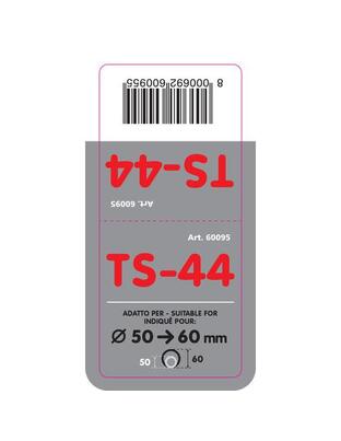ΑΚΡΟ ΕΞΑΤΜΙΣΗΣ TS-44 Φ 50-60mm - ΣΤΡΟΓΓΥΛΟ ΛΟΞΟ
