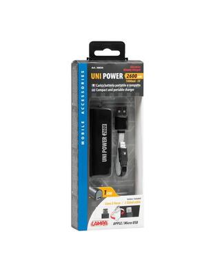 POWER PACK 2600mAh 1000mA ΜΕ ΚΑΛΩΔΙΟ ΓΙΑ APPLE ΚΑΙ ANDROID