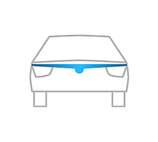 ΑΝΕΜΟΘΡΑΥΣΤΗΣ ΚΑΠΩ ΑΥΤΟΚΙΝΗΤΟΥ ΓΙΑ FORD TRANSIT 1986-1999 ΑΠΟ ΕΥΚΑΜΠΤΟ ΦΙΜΕ ΠΛΑΣΤΙΚΟ HEKO - 1 ΤΕΜ.