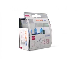 H3 12V 55W PK22s POWERTEC ULTRA WHITE 2ΤΕΜ. M-TECH