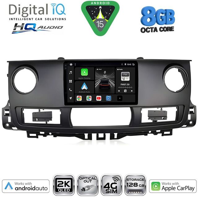 DIGITAL IQ BXK 20554_CPAA (10inc) MULTIMEDIA TABLET for RENAULT MASTER mod. 2003-2010
