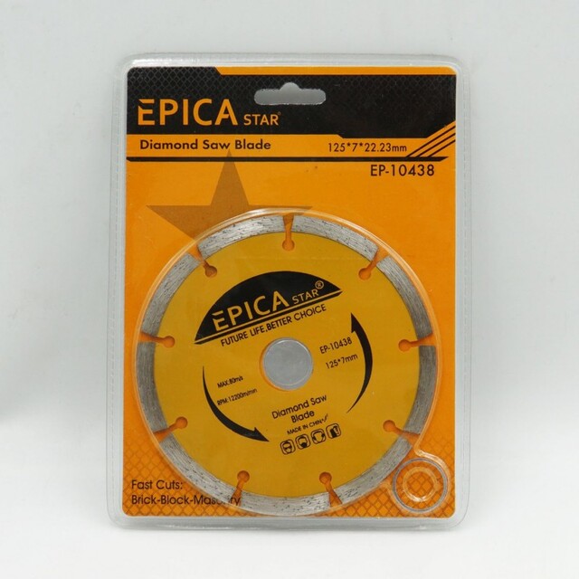ΠΡΙΟΝΟΛΑΜΑ ΔΙΑΜΑΝΤΕ 125*7*22.23mm EPICA STAR TO-EP-10438