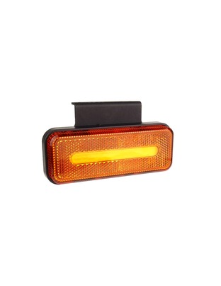 Amio - ΦΩΣ ΟΓΚΟΥ ΦΟΡΤΗΓΟΥ LED ΠΟΡΤΟΚΑΛΙ 10-30V 124x49x22mm ΑΔΙΑΒΡΟΧΟ OM-02-O 1ΤΕΜ. (02376/AM)
