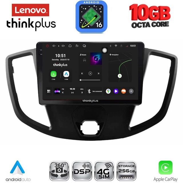LENOVO LTM 11179_CPA  (9inc) MULTIMEDIA TABLET for FORD TRANSIT mod. 2014-2020