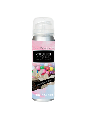 Aqua - ΑΡΩΜΑΤΙΚΟ ΑΥΤΟΚΙΝΗΤΟΥ ΣΕ ΣΠΡΕΙ (SPRAY) ΜΕ ΑΡΩΜΑ ΤΣΙΧΛΟΦΟΥΣΚΑ & ΒΑΝΙΛΙΑ FLAVORS SERIES 75ml AQUA - 1 TEM. (10-753/AQ)