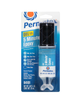 Permatex 5-Minute Epoxy Gel - Εποξειδική Κόλλα 25ml 1τεμ (PMX.84101)