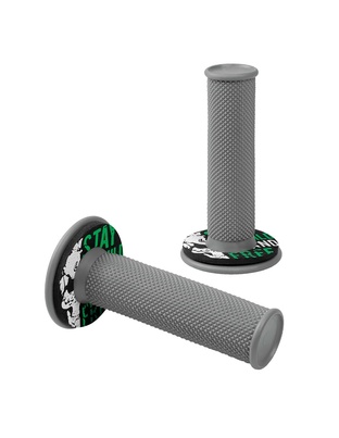 ΧΕΡΟΥΛΙΑ MOTO DONUT OFF-ROAD ΓΚΡΙ/ΠΡΑΣΙΝΟ 22MM+25MM 12CM 2ΤΕΜ
