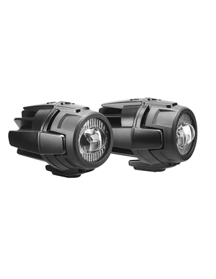 Lampa - Προβολείς Ομίχλης Moto FOG-X1 12V 20W 2123lm 6000-6500K Φ76mm 4 LED Αδιάβροχοι IP68 με Καλωδίωση και Βάσεις Φ24-26mm - Σετ 2 Τεμ. (9158.1-LM)