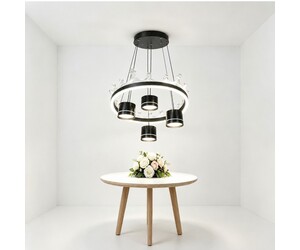 ΚΡΕΜΑΣΤΟ ΦΩΤΙΣΤΙΚΟ LED ΣΕ ΣΧΗΜΑ ΚΟΡΩΝΑΣ AD-06933