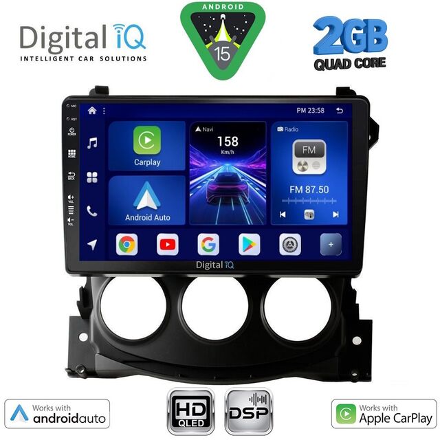 DIGITAL IQ BXC 3479_CPAA (9inc) MULTIMEDIA TABLET for NISSAN 370Z mod. 2009-2012