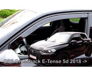 ΑΝΕΜΟΘΡΑΥΣΤΕΣ ΓΙΑ DS3 CROSSBACK E-TENSE 5D 2018-2021  ΖΕΥΓΑΡΙ ΑΠΟ ΕΥΚΑΜΠΤΟ ΦΙΜΕ ΠΛΑΣΤΙΚΟ HEKO - 2 ΤΕΜ.