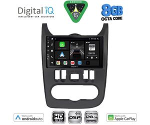 DIGITAL IQ BXF 7101BL_CPAA (9inc) MULTIMEDIA TABLET for DACIA DUSTER – LOGAN – SANDERO mod. 2006-2012 (BLACK)