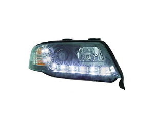 Φανάρια AUDI A6 5/97-5/01 Dayline +LED Black