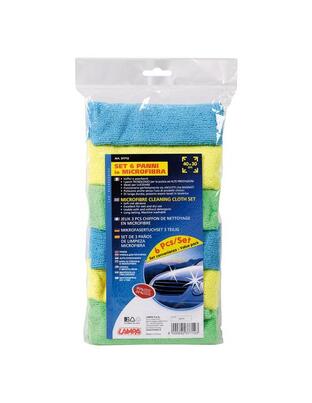 ΠΑΝΙΑ ΚΑΘΑΡΙΣΜΟΥ ΜΕ ΜΙΚΡΟΪΝΕΣ (MICROFIBRE) 40x30cm (ΚΙΤΡΙΝΟ/ΠΡΑΣΙΝΟ/ΜΠΛΕ) 6 ΤΕΜ.