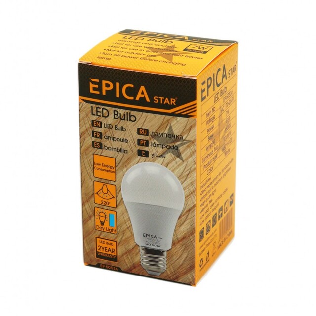ΛΑΜΠΑ LED 7W EPICA STAR TO-EP-50536