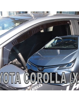 ΑΝΕΜΟΘΡΑΥΣΤΕΣ ΓΙΑ TOYOTA COROLLA XII 4D/5D 2018+ / SUZUKI SWACE 4D 2020+ ΖΕΥΓΑΡΙ ΑΠΟ ΕΥΚΑΜΠΤΟ ΦΙΜΕ ΠΛΑΣΤΙΚΟ HEKO - 2 ΤΕΜ.