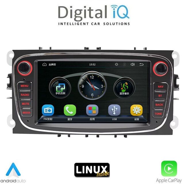 DIGITAL IQ BLA 003B_CPA (7" DECK) MULTIMEDIA LINUX SYSTEM for FORD mod. 2007-2012
