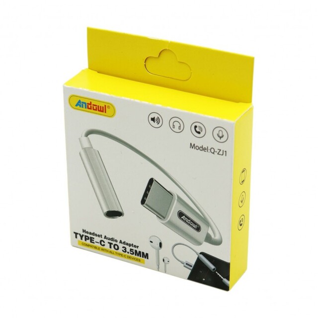 HEADSET AUDIO ADAPTER ANDOWL Q-ZJ1