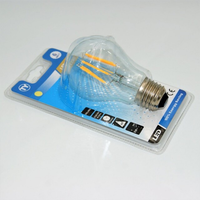 LED ΛΑΜΠΑ E27 6W 600Lm 3000K LI-LA-6580
