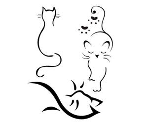 ΑΥΤΟΚΟΛΛΗΤΑ ΓΑΤΕΣ KITTENS (ΦΥΛΛΟ 12 Χ 10 cm) - 3 ΤΕΜ.