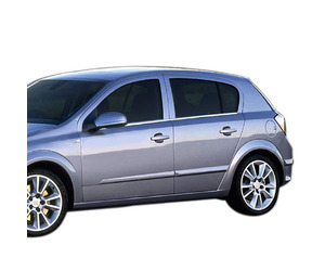 TRIM  ΠΑΡΑΘΥΡΩΝ ΑΥΤΟΚΟΛΛΗΤΑ ΧΡΩΜΙΟΥ ΓΙΑ OPEL ASTRA H 5D 2004+ 4ΤΕΜ.