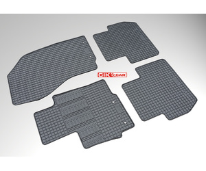 Cik - ΠΑΤΑΚΙΑ ΑΥΤΟΚΙΝΗΤΟΥ ΑΠΟ ΛΑΣΤΙΧΟ ΓΙΑ CITROEN C4 AIRCROSS 2010-2017 / PEUGEOT 4008 2012-2016 / MITSUBISHI ASX 2010-2012 ΣΕ ΜΑΥΡΟ ΧΡΩΜΑ ΜΕ ΚΟΥΜΠΩΜΑΤΑ - 4 ΤΕΜ. (RM.CI.0016/CK)