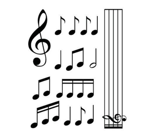 ΑΥΤΟΚΟΛΛΗΤΑ ΝΟΤΕΣ MUSIC (ΦΥΛΛΟ 12 Χ 10 cm) - 15 ΤΕΜ.