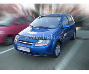 ΑΝΕΜΟΘΡΑΥΣΤΗΣ ΚΑΠΩ ΑΥΤΟΚΙΝΗΤΟΥ ΓΙΑ CHEVROLET AVEO 4D 2004-2006 ΑΠΟ ΕΥΚΑΜΠΤΟ ΦΙΜΕ ΠΛΑΣΤΙΚΟ HEKO - 1 ΤΕΜ.
