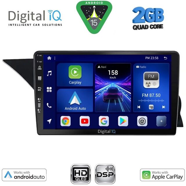 DIGITAL IQ BXC 3411_CPAA (NTG 4.0) (9inc) MULTIMEDIA TABLET for MERCEDES GLK (X204) mod. 2008-2012