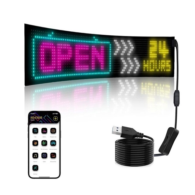LED ΕΥΚΑΜΠΤΗ PANEL ΠΙΝΑΚΙΔΑ BLUETOOTH 190*920mm JN-05006