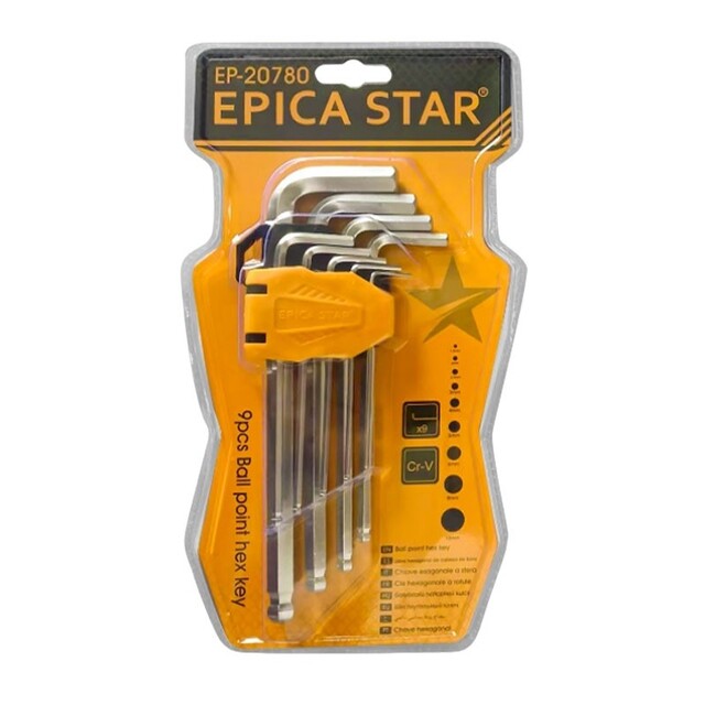 EPICA STAR ΣΕΤ 9ΤΜΧ ΚΛΕΙΔΙΑ ALLEN EP-20780