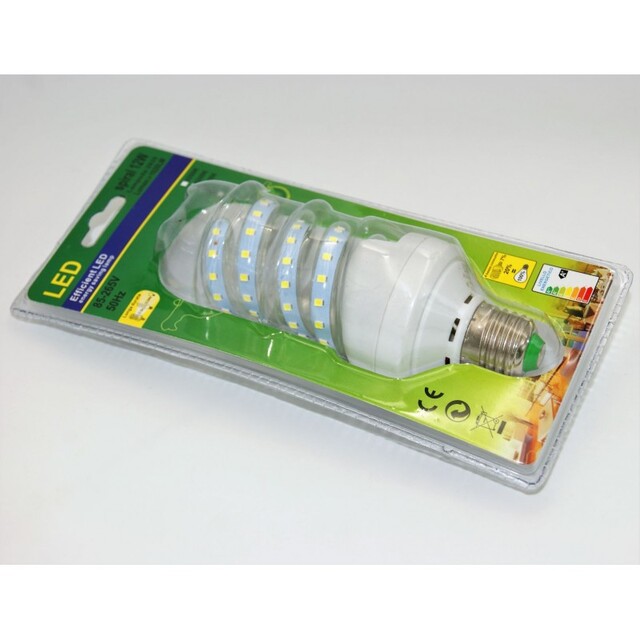 LED ΛΑΜΠΑ ΣΠΙΡΑΛ E27 12W 6000K 1220