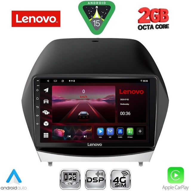 LENOVO LVF 5235_CPA (10inc) MULTIMEDIA TABLET for HYUNDAI iX35  mod. 2010-2015