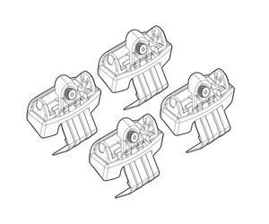 ΑΚΡΑ ΓΙΑ ΜΠΑΡΕΣ NORDRIVE ΓΙΑ CITROEN C4 PICASSO 6/13+ KIT