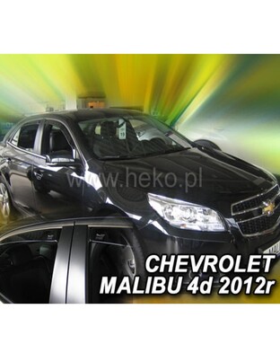ΑΝΕΜΟΘΡΑΥΣΤΕΣ ΓΙΑ CHEVROLET MALIBU 5D 2012-2016 ΣΕΤ ΑΥΤΟΚΙΝΗΤΟΥ ΑΠΟ ΕΥΚΑΜΠΤΟ ΦΙΜΕ ΠΛΑΣΤΙΚΟ HEKO - 4 ΤΕΜ.