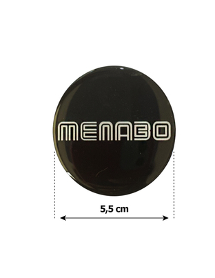 MENABO ΑΥΤΟΚΟΛΛΗΤΑ ΖΑΝΤΩΝ 5,5 cm ΛΕΥΚΟ/ΜΑΥΡΟ ΣΜΑΛΤΟΥ - 4 ΤΕΜ.