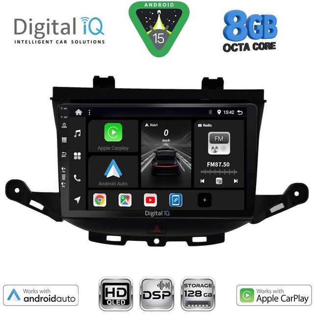 DIGITAL IQ BXF 7483_CPAA (9inc) MULTIMEDIA TABLET for OPEL ASTRA K mod. 2015-2023