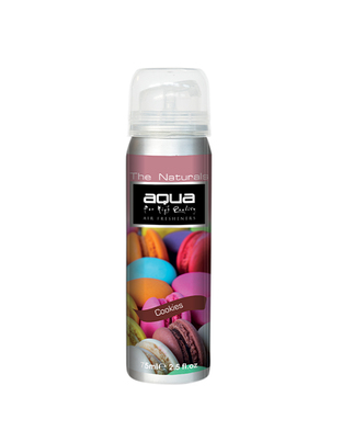 Aqua - ΑΡΩΜΑΤΙΚΟ ΑΥΤΟΚΙΝΗΤΟΥ ΣΕ ΣΠΡΕΙ (SPRAY) ΜΕ ΑΡΩΜΑ ΜΠΙΣΚΟΤΟ (SOFT COOKIES) FLAVORS SERIES 75ml AQUA - 1 TEM. (10-260/AQ)